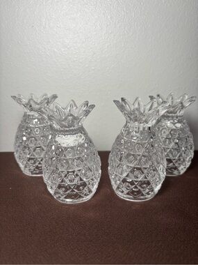 Godinger Crystal Pineapple Shot Glasses / Shooters